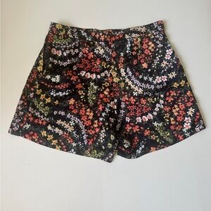 ATM Anthony Thomas Melillo Floral Casual Shorts| Black Multi ~10